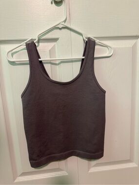 Classic Ribbed Tank Top - Dusty Purple